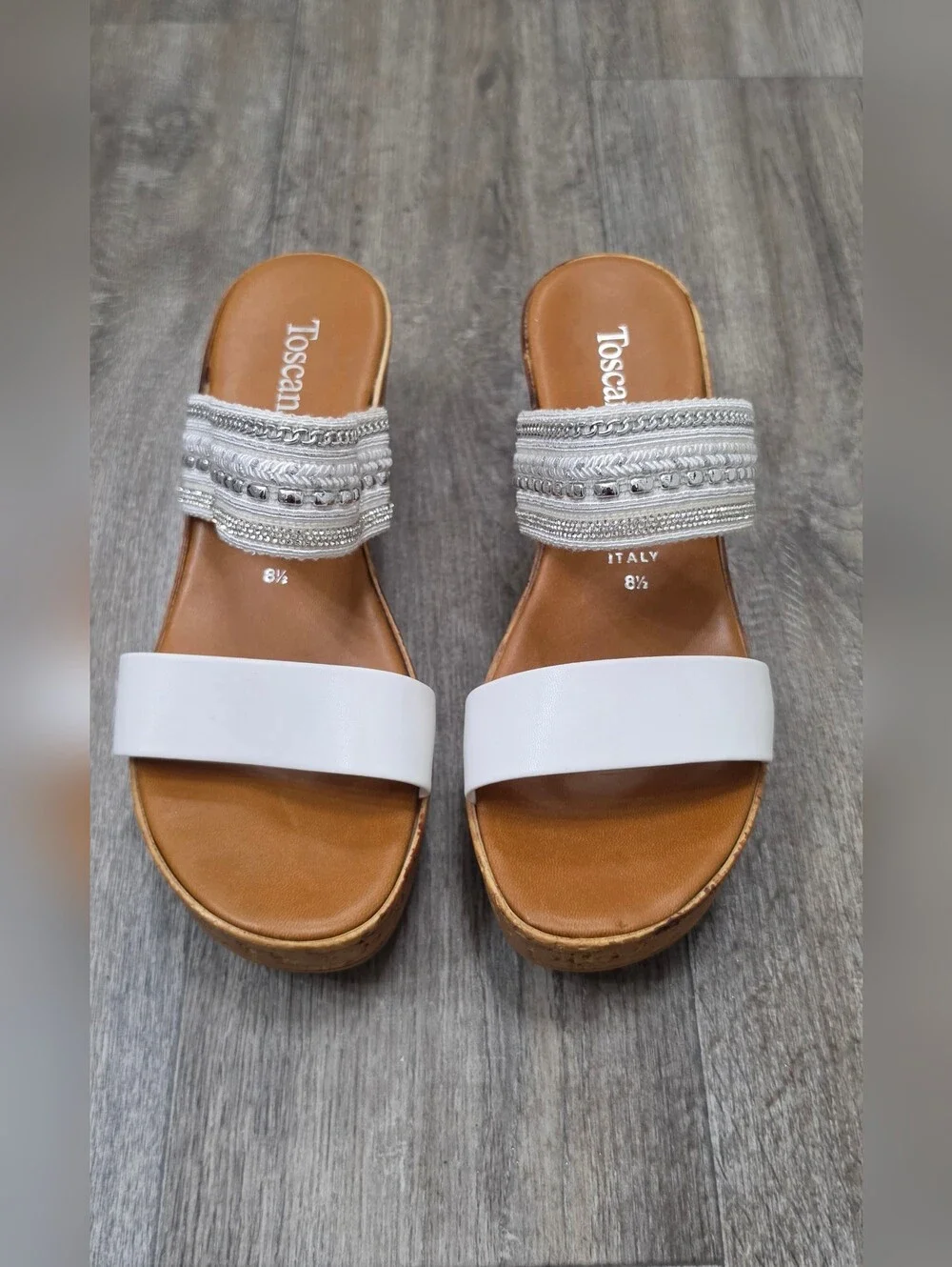 Toscanella wedge sandals-Size 8.5